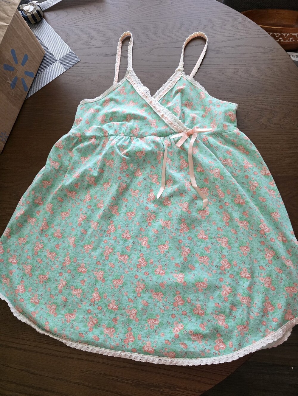 Vintage Y2K Victoria's Secret Floral Babydoll Nightie Size Medium